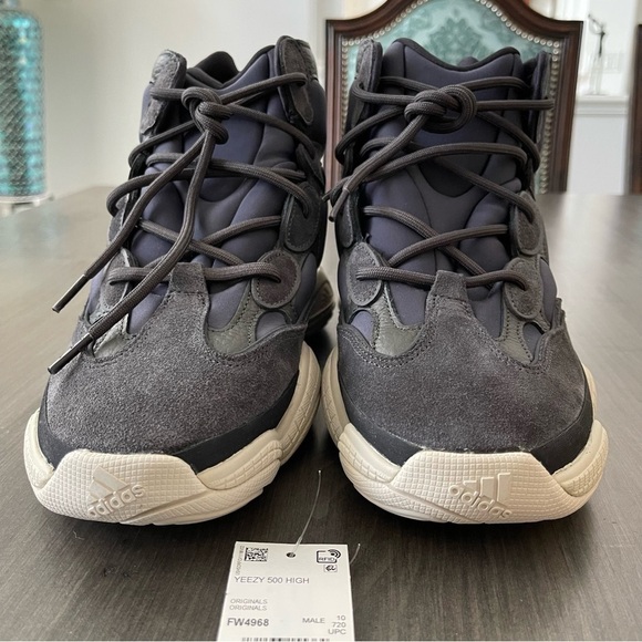 adidas men Yeezy 500 High Slate FW4968 size 10.5 NWT - Picture 3 of 14